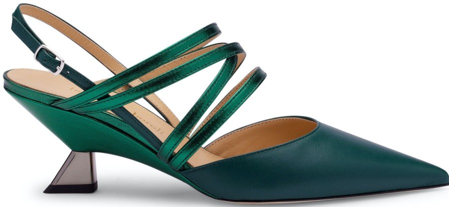 Donna Benedetta Boroli | Slingback Jessy Petrolio